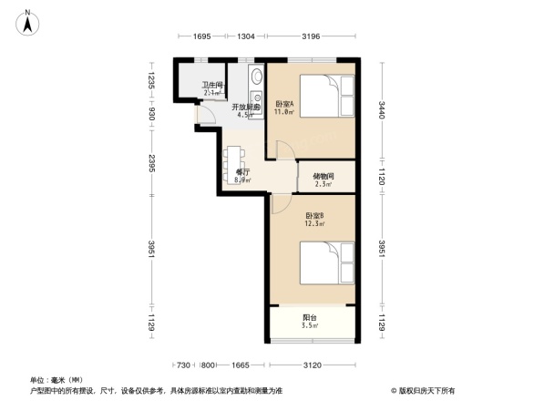 机场新村户型图