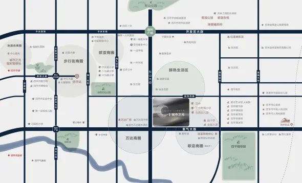 坤博城市之光交通图