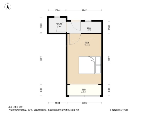 延长小区(闸北)户型图
