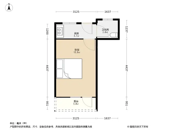 延长小区(闸北)户型图