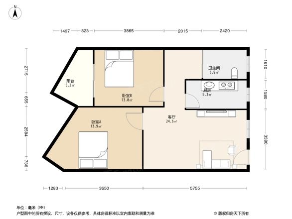 水帘洞小区户型图