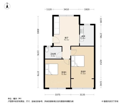 莘南花苑二村户型图