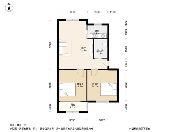 水帘洞小区户型图