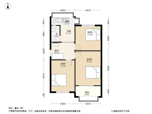 槐中路省工商局宿舍户型图