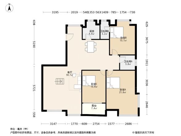 百德·康桥假日户型图