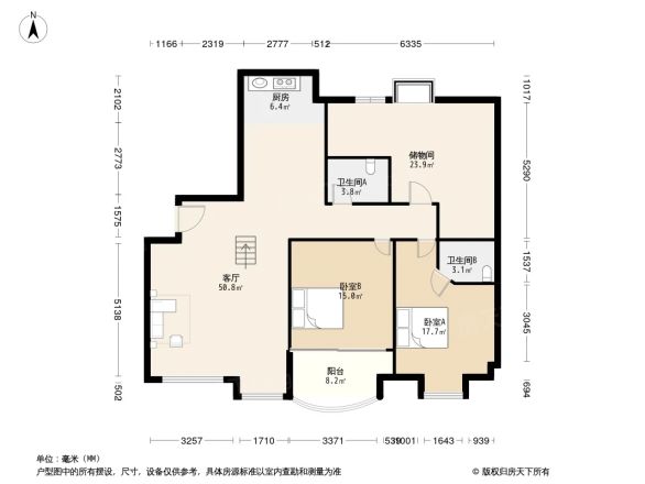百德·康桥假日户型图