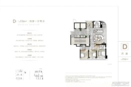 东厦滨江·上品4室1厅1厨2卫建面136.00㎡