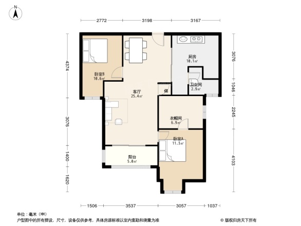 华润置地橡树湾户型图