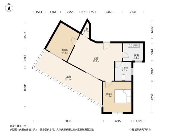 晨阳小区户型图