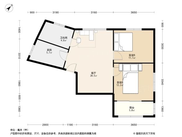 晨阳小区户型图