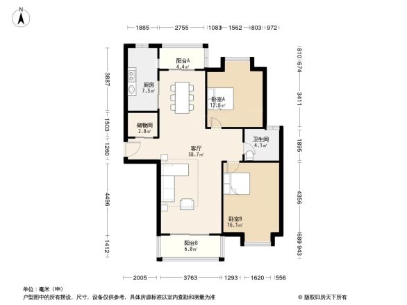 地杰国际城二期户型图