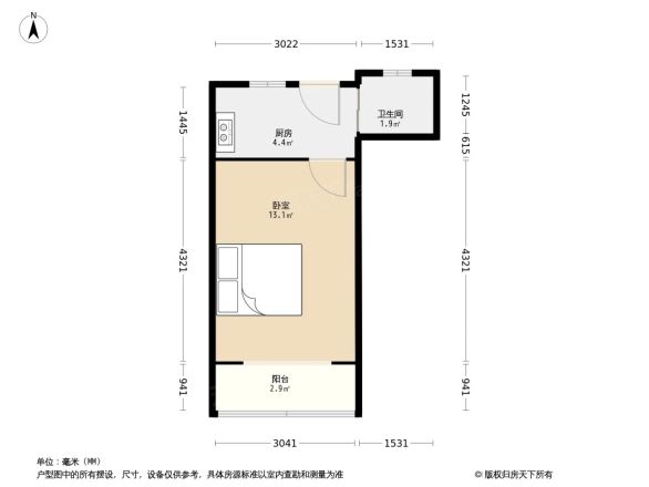 虹二小区户型图
