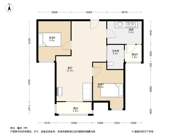 北大资源山水年华户型图