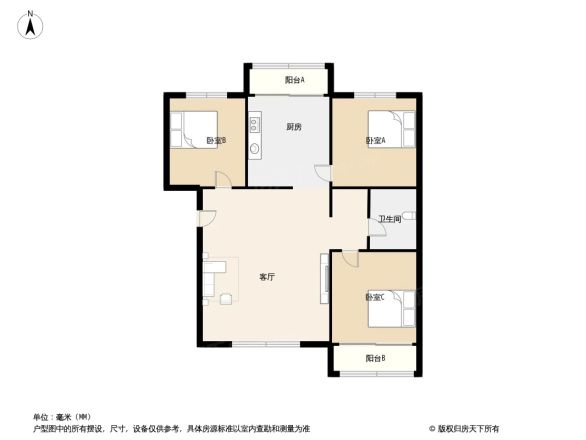 长天小区户型图
