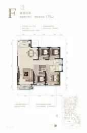 五洲芳华4室2厅1厨2卫建面175.0㎡