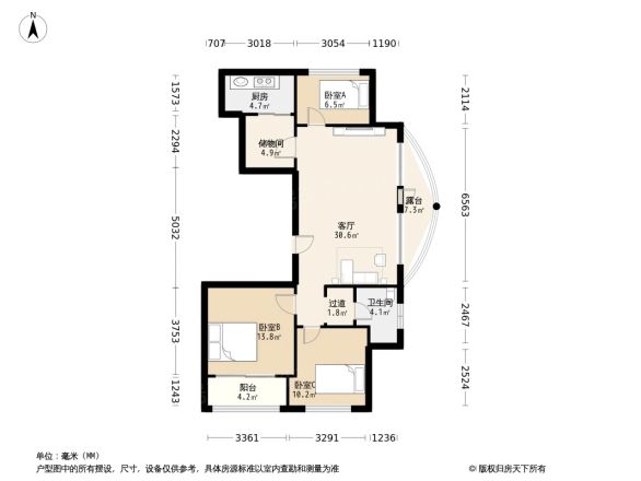 德润绿城户型图