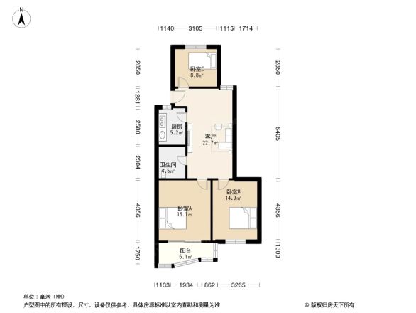 纪念路494弄小区户型图