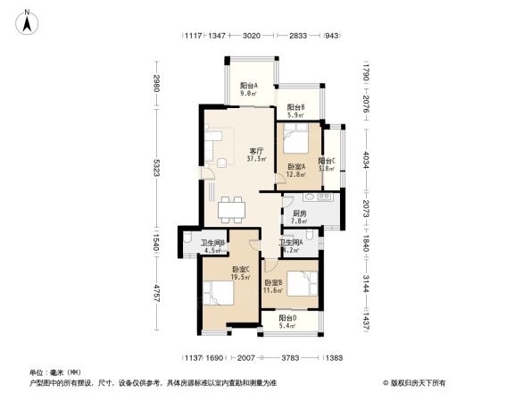 云顶居户型图