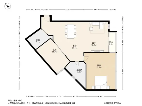 九运京汉名都户型图