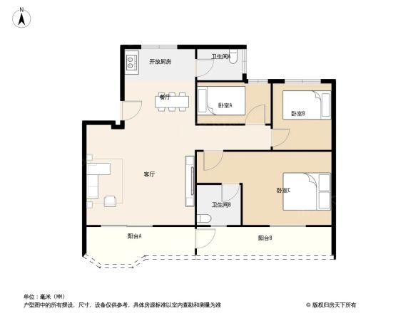 桥南街邮电宿舍户型图