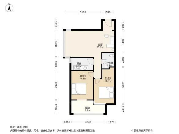紫晶天域户型图