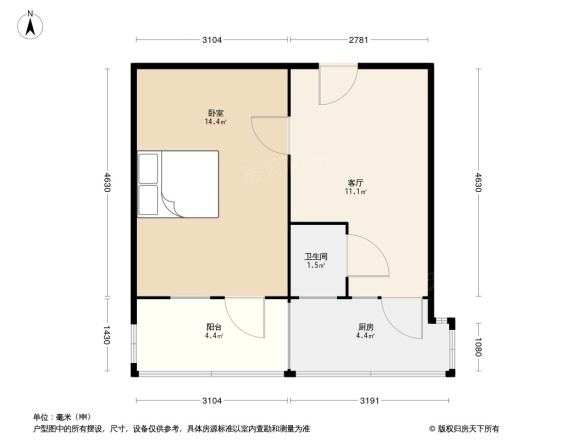 棉七宿舍户型图