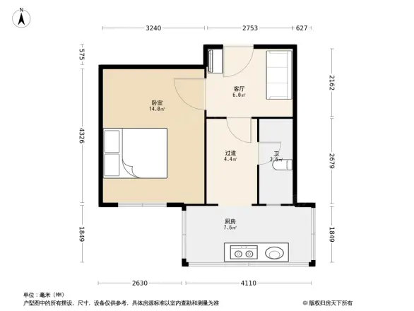 棉三宿舍户型图