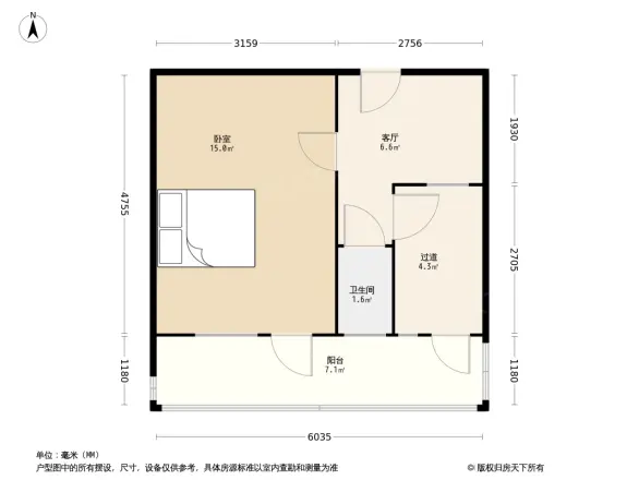 棉七宿舍户型图
