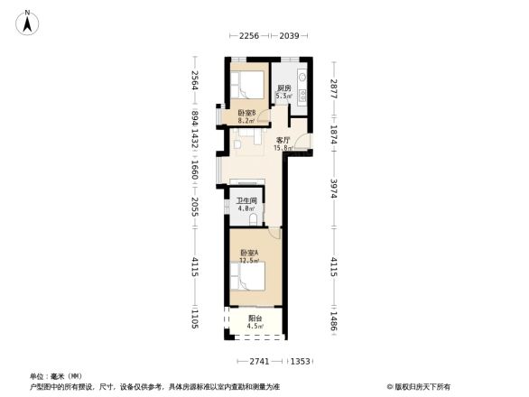 绿地玲珑寓户型图