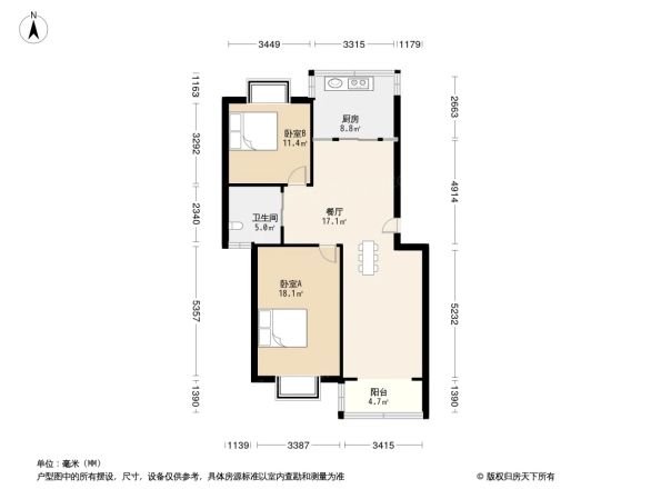 金康花苑户型图