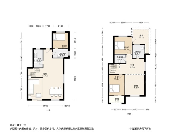 融创石湖桃花源户型图