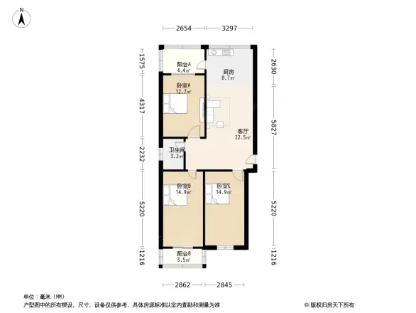民心园户型图