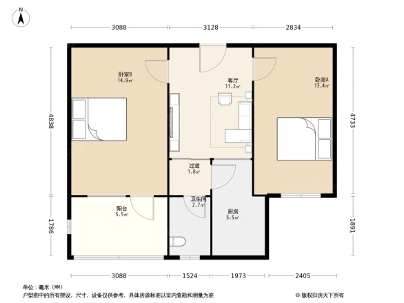 园丁小区户型图