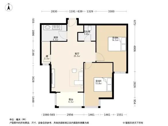 紫晶天域户型图