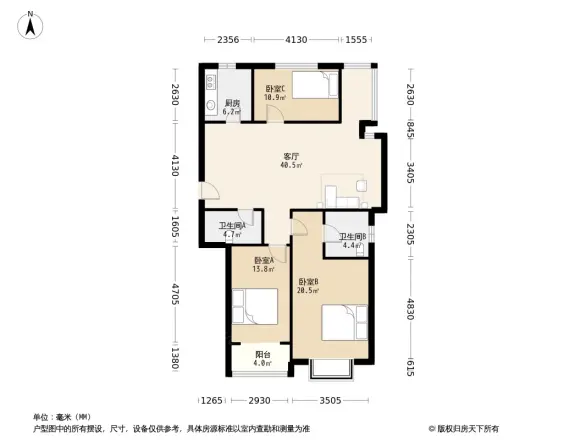 盛世华庭户型图