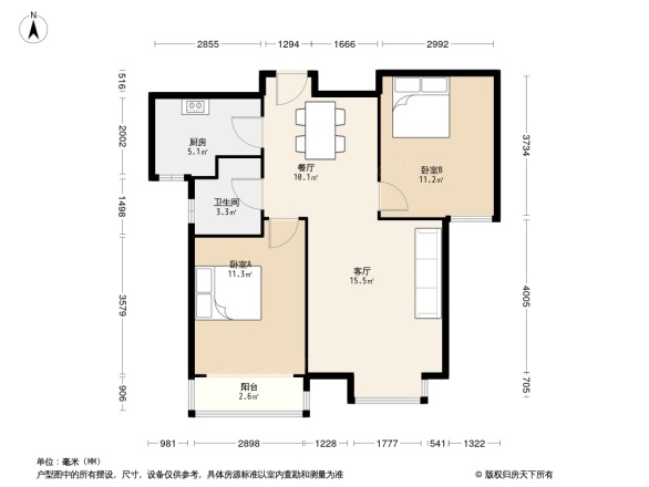 东岗怡园户型图