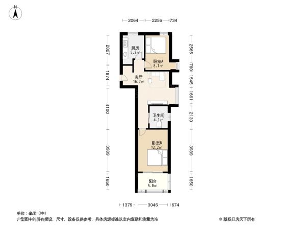 绿地玲珑寓户型图
