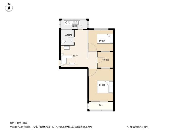 涿州市农行生活小区户型图