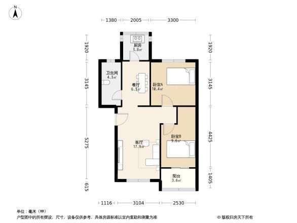 张各庄户型图