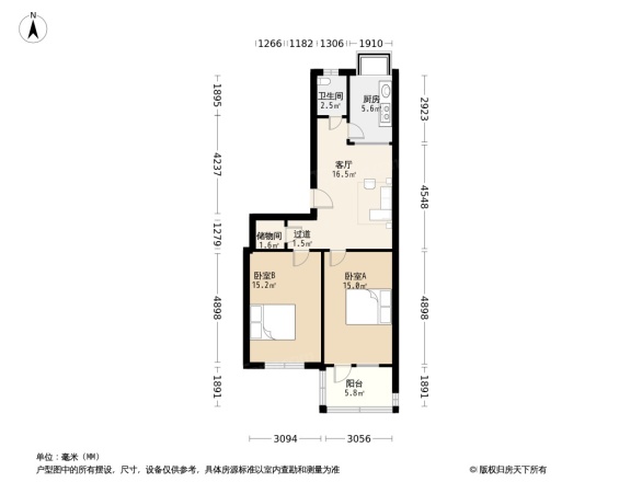 联通东焦宿舍户型图