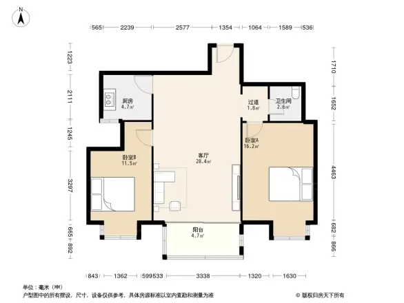 明珠花苑户型图