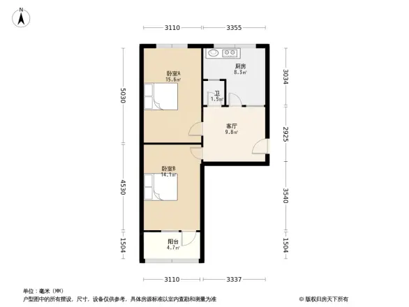 联通东焦宿舍户型图