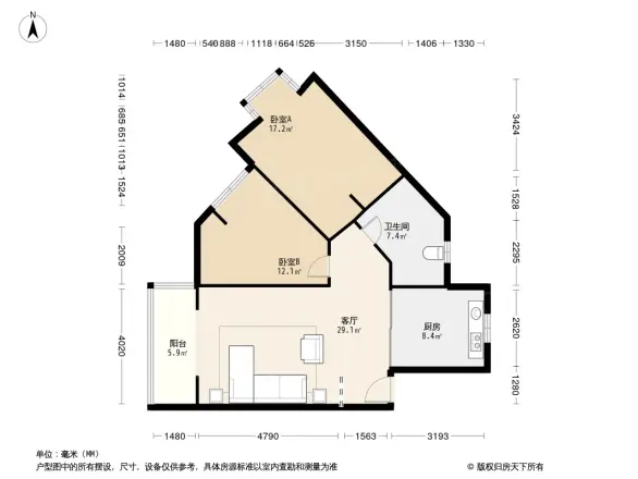 城北小区户型图