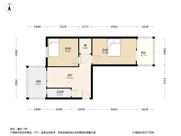 装潢机械厂宿舍户型图