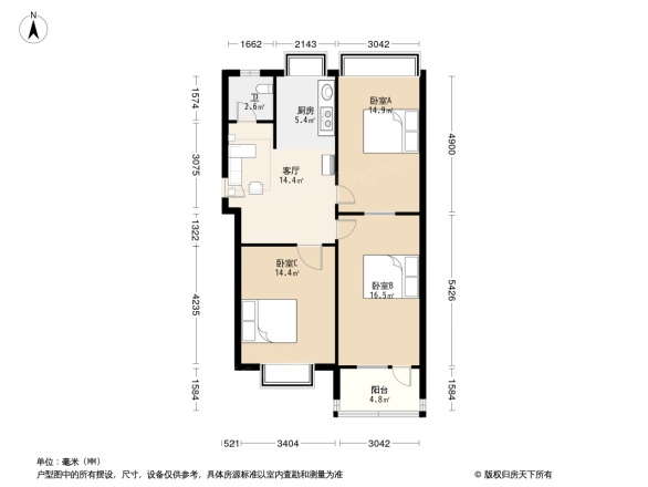 兴凯路109号院户型图