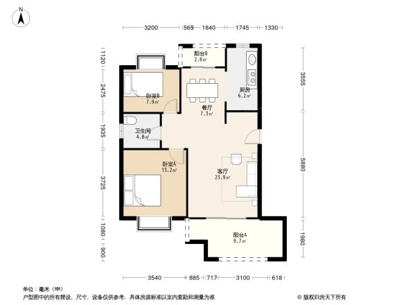 美兰湖中华园户型图