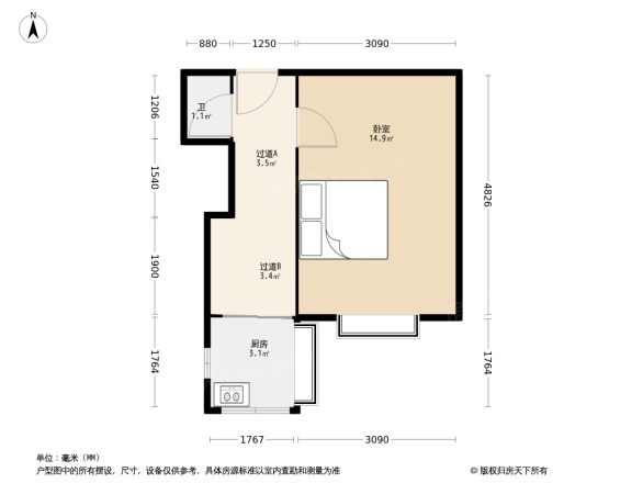 内配三区宿舍户型图