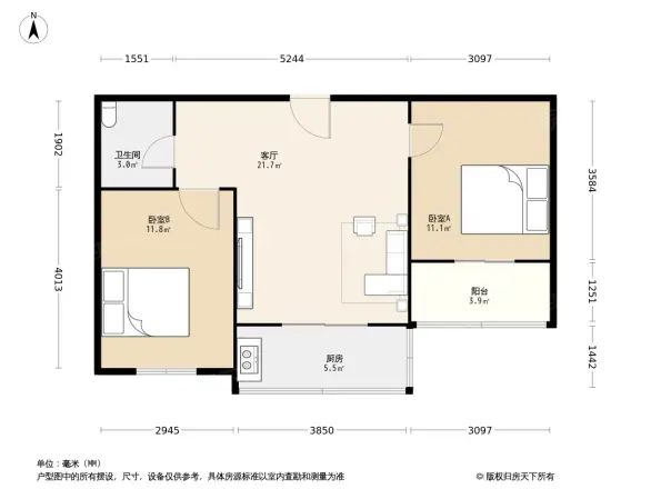 卓达卓东小区户型图