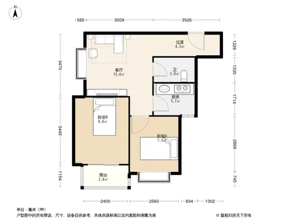 东方名邸户型图
