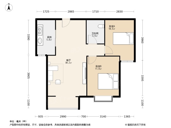 金域蓝湾户型图